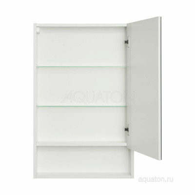 Зеркальный шкаф белый 55см Aquaton Сканди 1A252102SD010