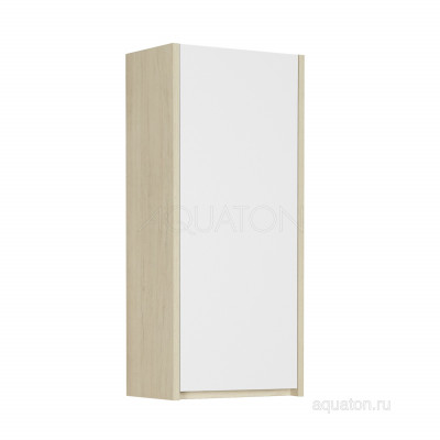 Шкафчик для ванны подвесной дуб/белый 35см Aquaton Сканди 1A255003SDB20