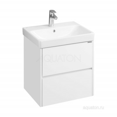 Тумба под раковину белый 55см AQUATON Сканди 1A251701SD010