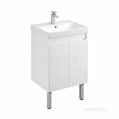 Тумба под раковину белый 55см AQUATON Сканди 1A278801SD010