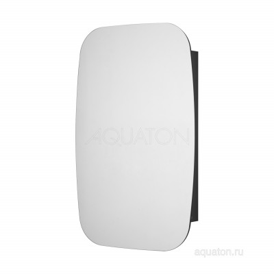 Зеркальный шкаф графит левый 60см Aquaton Сохо 1A258302AJA0L