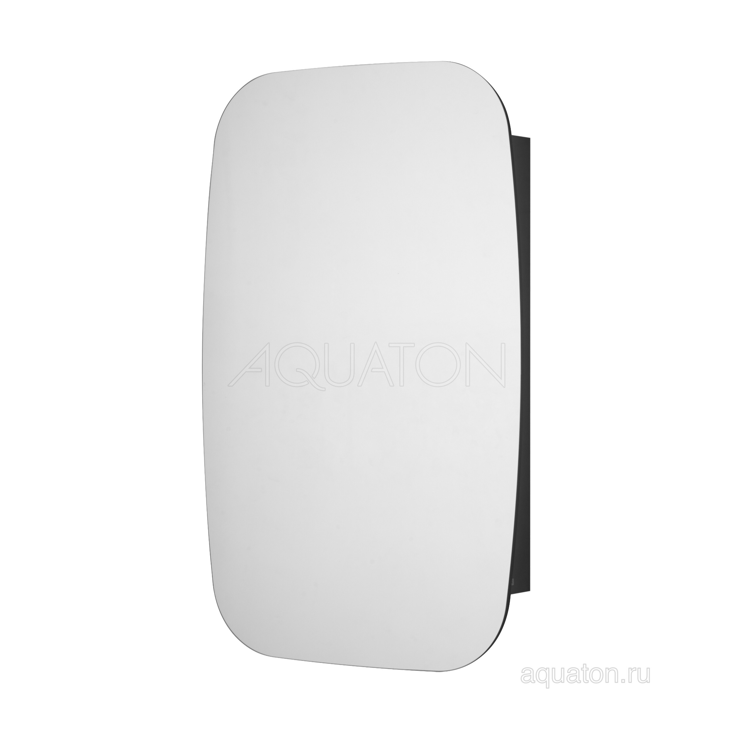 Зеркальный шкаф графит левый 60см Aquaton Сохо 1A258302AJA0L