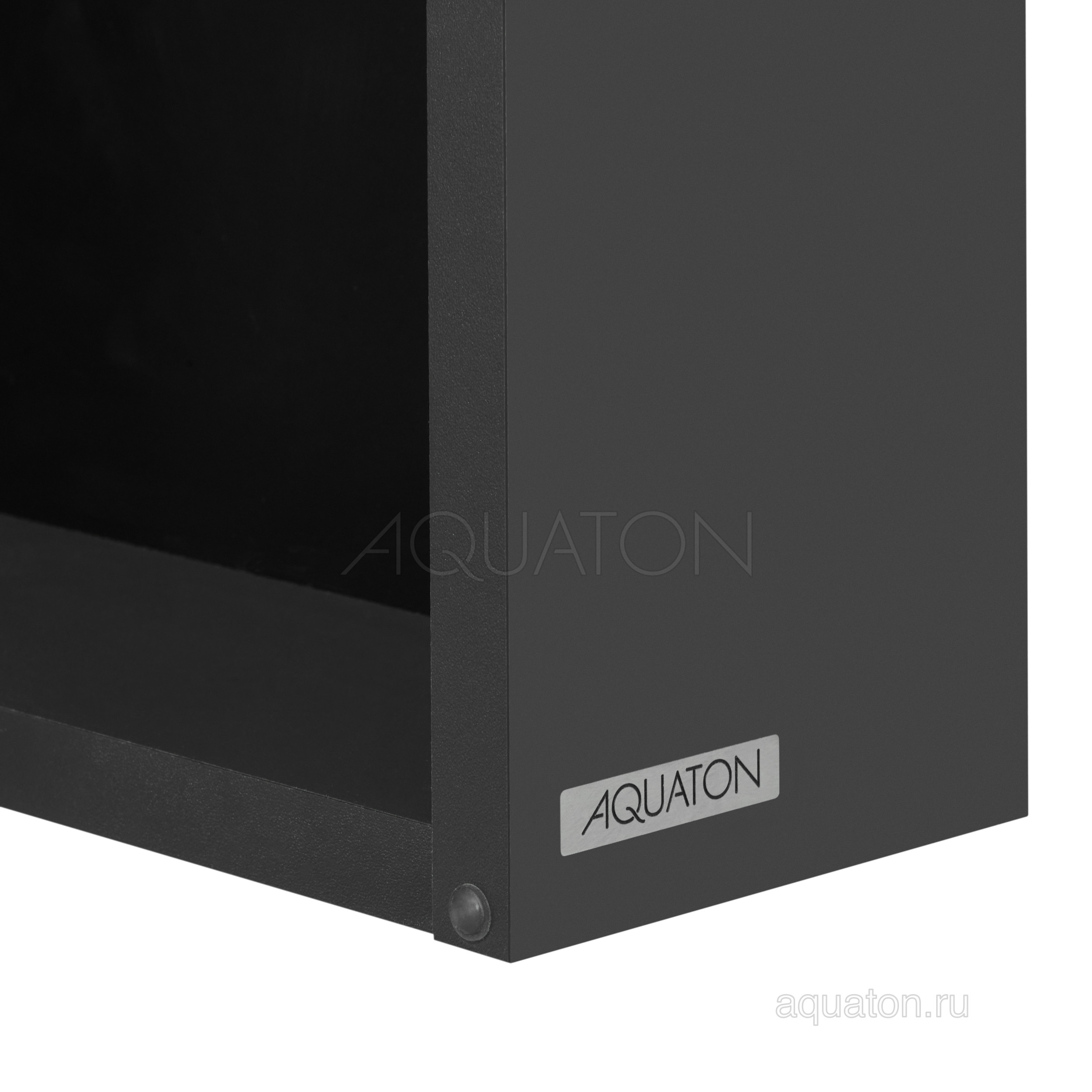 Зеркальный шкаф графит правый 60см Aquaton Сохо 1A258302AJA0R
