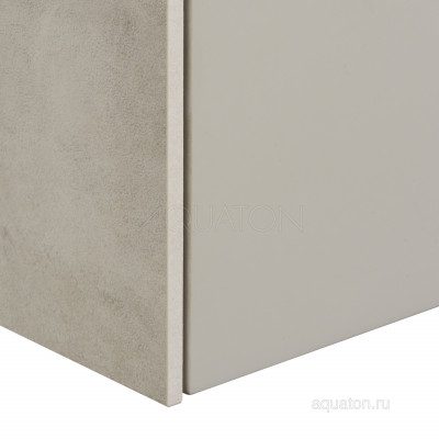 Шкафчик для ванны подвесной слэйт/галька 35см Aquaton Сохо 1A258403AJ9A0