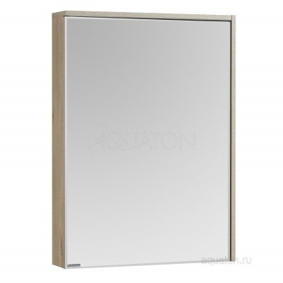 Зеркальный шкаф сосна 60см Aquaton Стоун 1A231502SX850