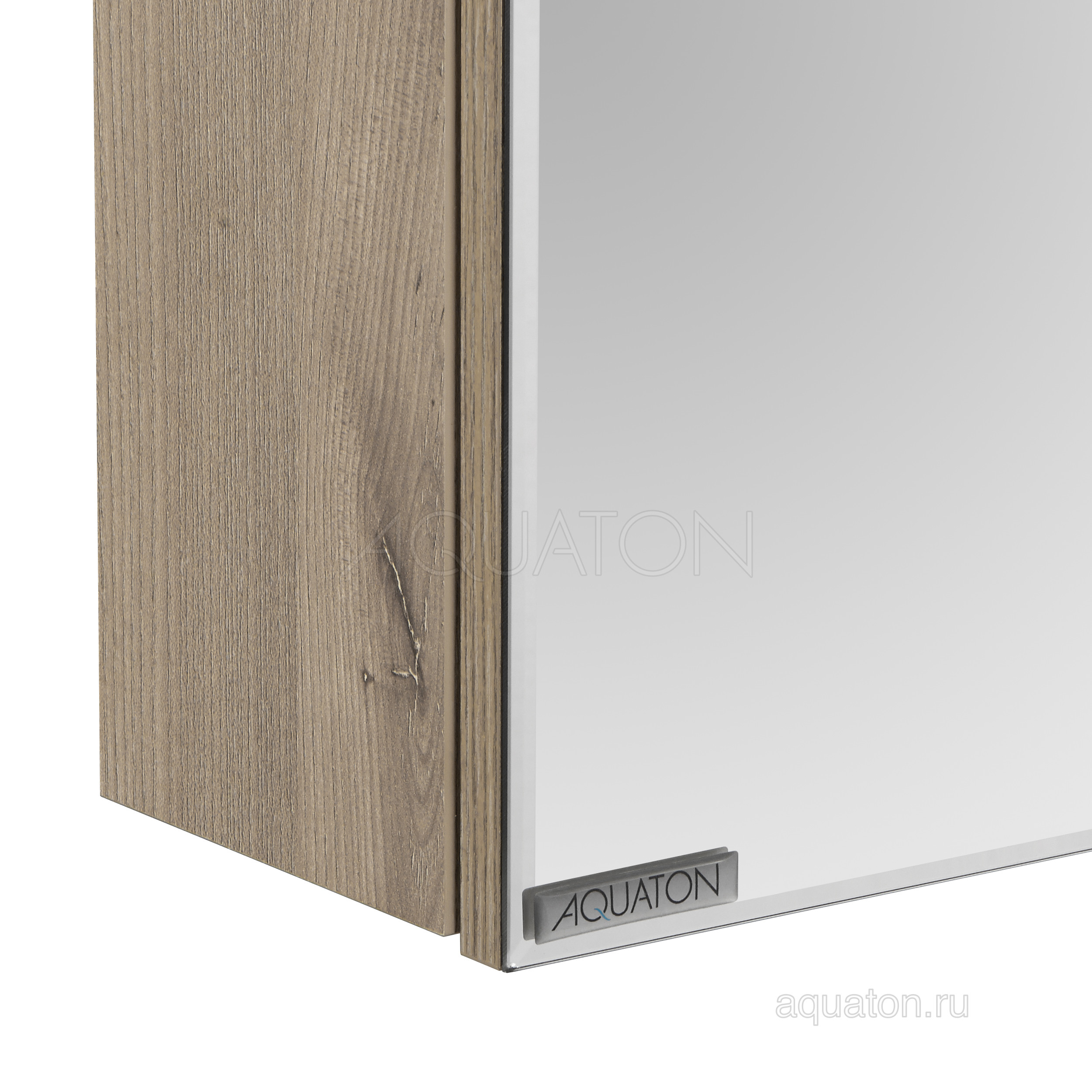 Зеркальный шкаф сосна 60см Aquaton Стоун 1A231502SX850
