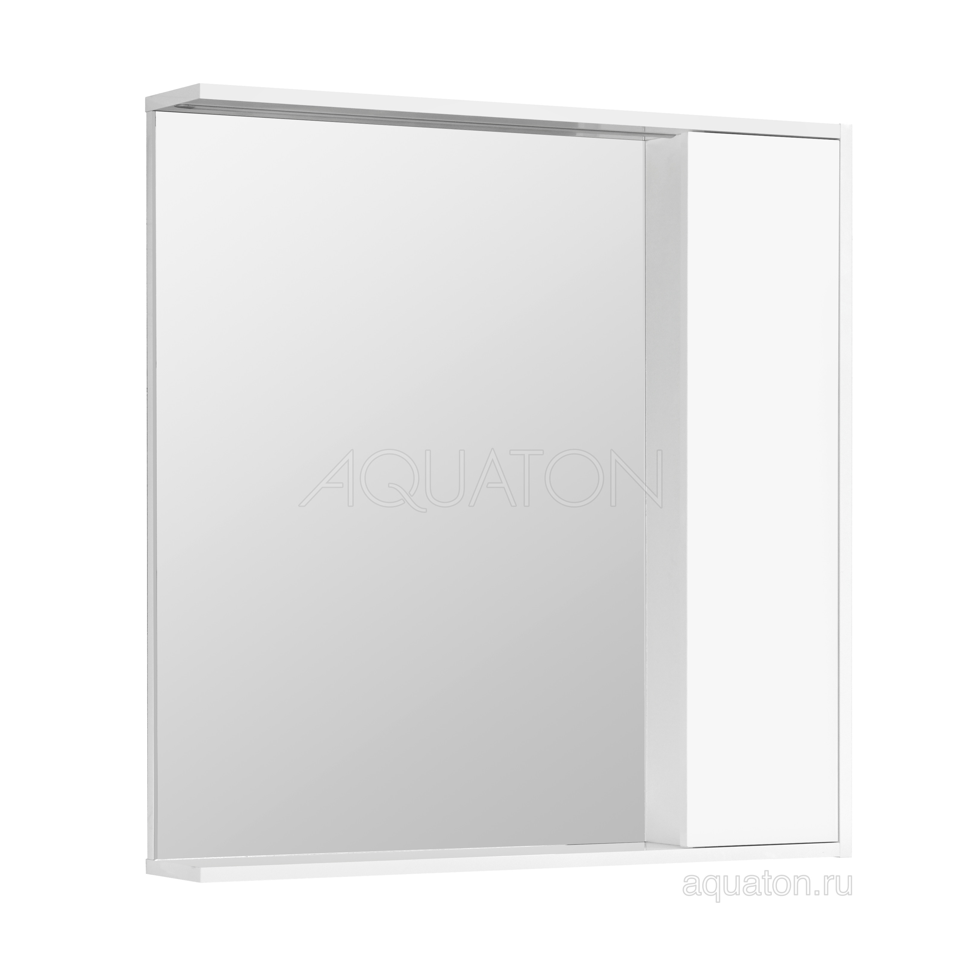 Зеркальный шкаф белый 80см Aquaton Стоун 1A228302SX010