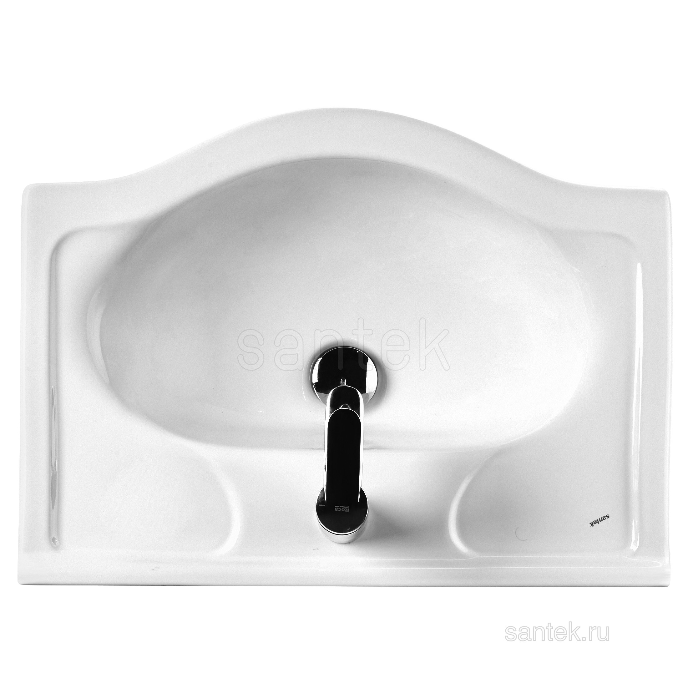 Раковина мебельная белая 60см Santek Селигер 1WH110268