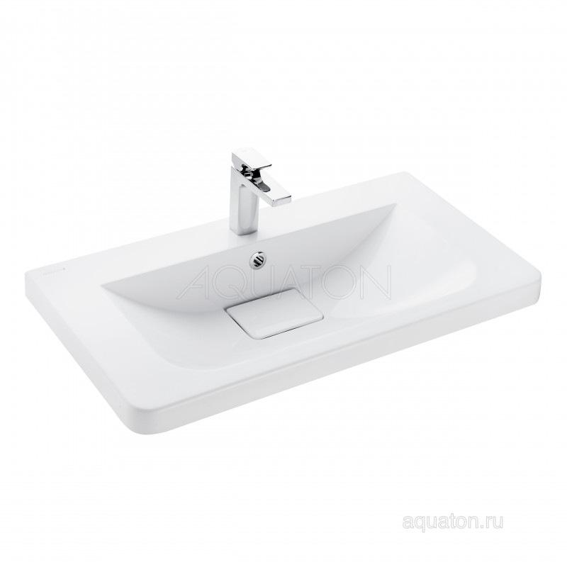 Раковина мебельная белая 85см Aquaton Шерилл 1A71443KSH010