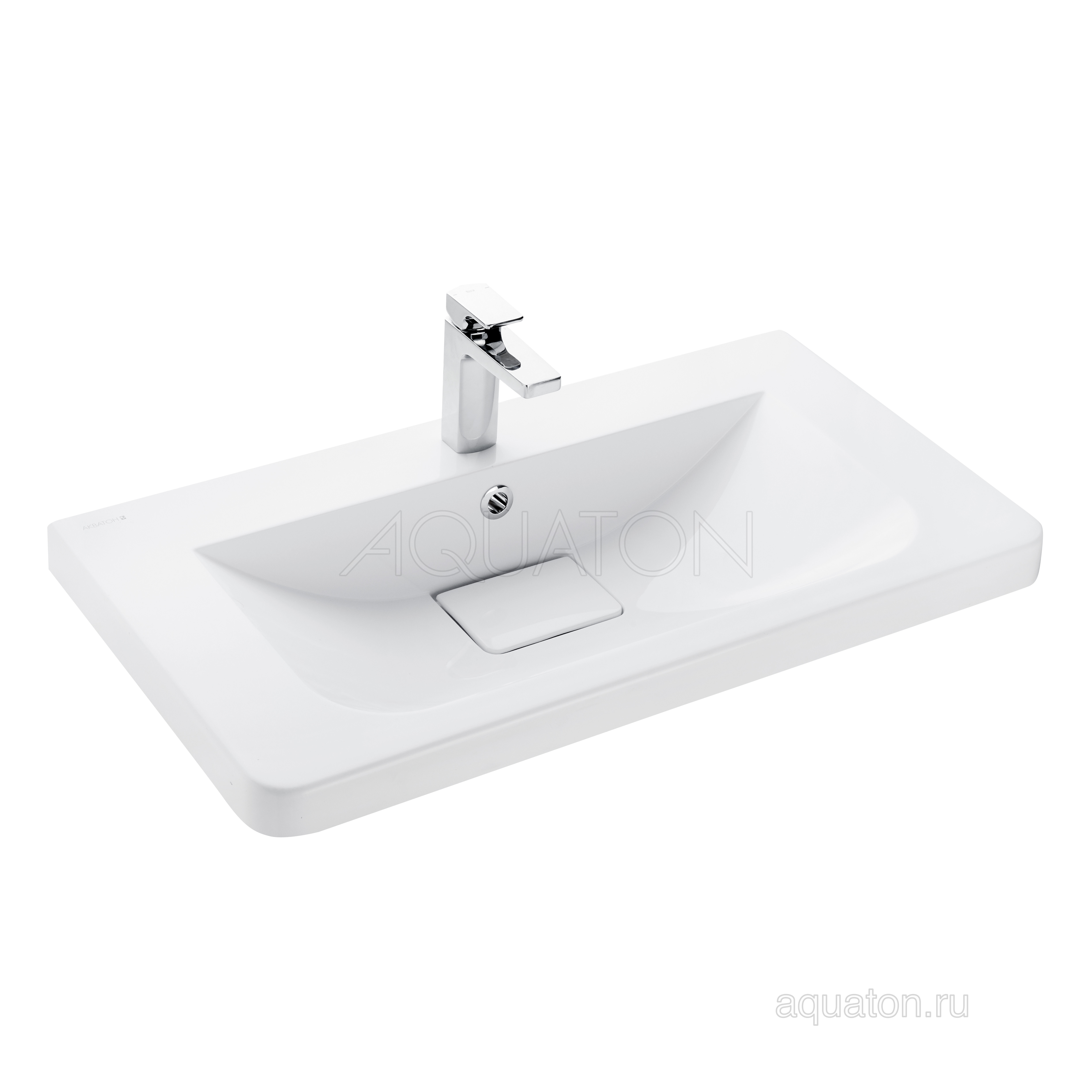 Раковина мебельная белая 85см Aquaton Шерилл 1A71443KSH010