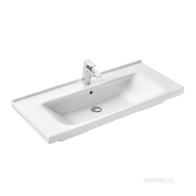 Раковина мебельная белая 100см Santek Миранда 1WH302249