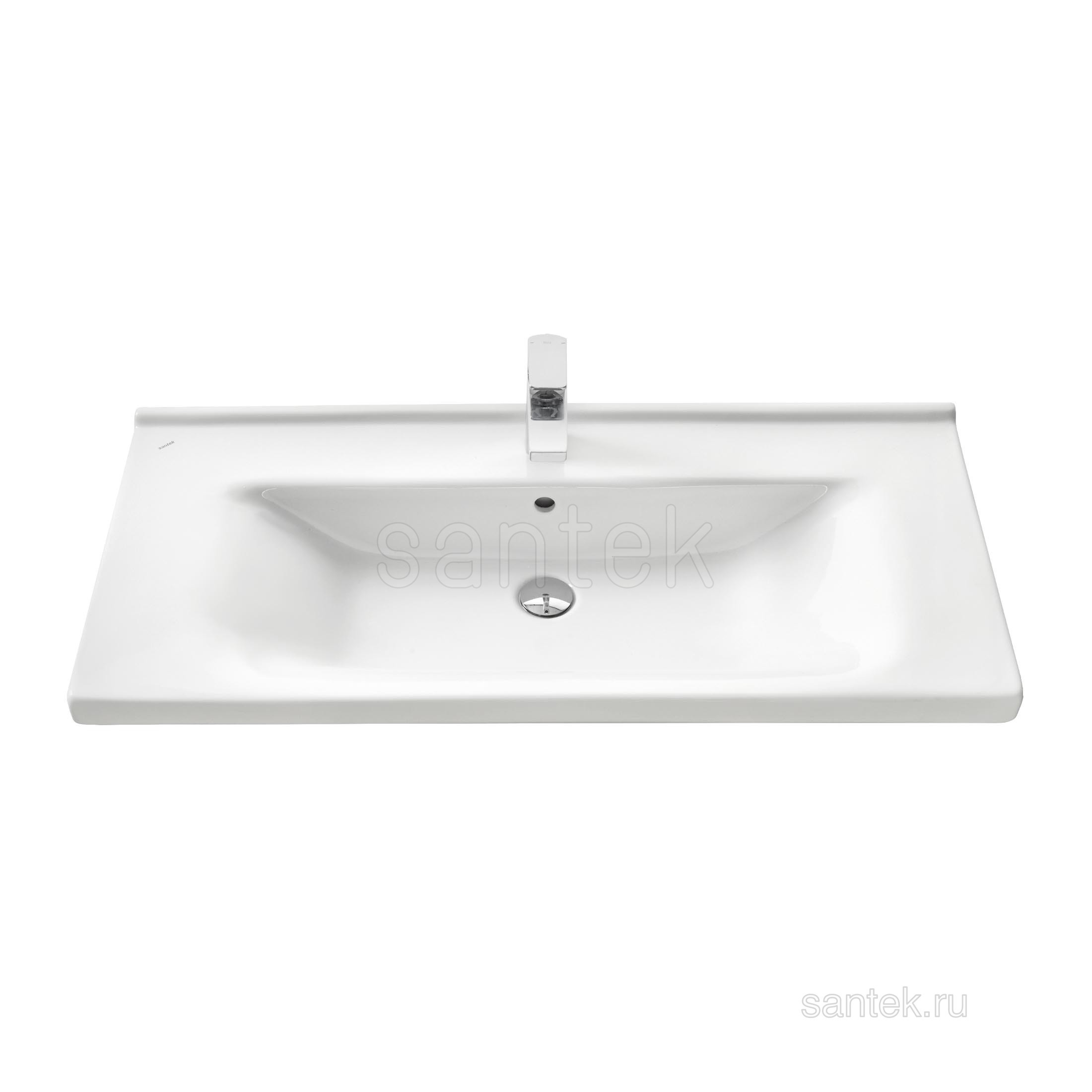 Раковина мебельная белая 100см Santek Миранда 1WH302249