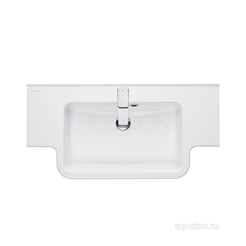 Раковина мебельная белая 81см Aquaton Квадро Про 1A710231PI010