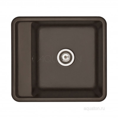 Мойка для кухни из литого мрамора кфое 51х57см AQUATON Беллис 1A724932BS280