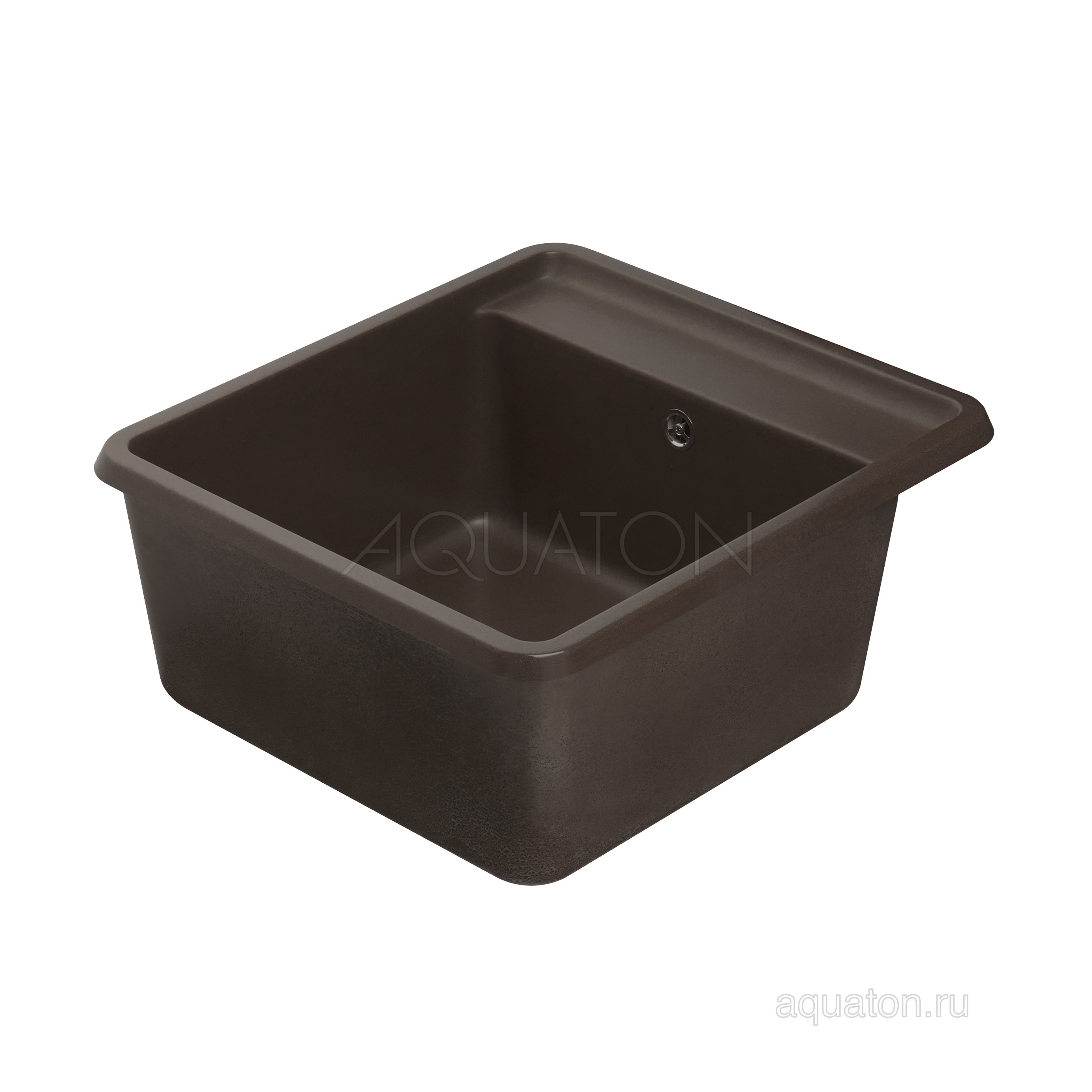 Мойка для кухни из литого мрамора кфое 51х57см AQUATON Беллис 1A724932BS280