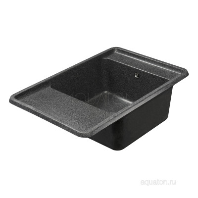 Мойка для кухни из литого мрамора графит 51х78см AQUATON Беллис 1A725032BS210