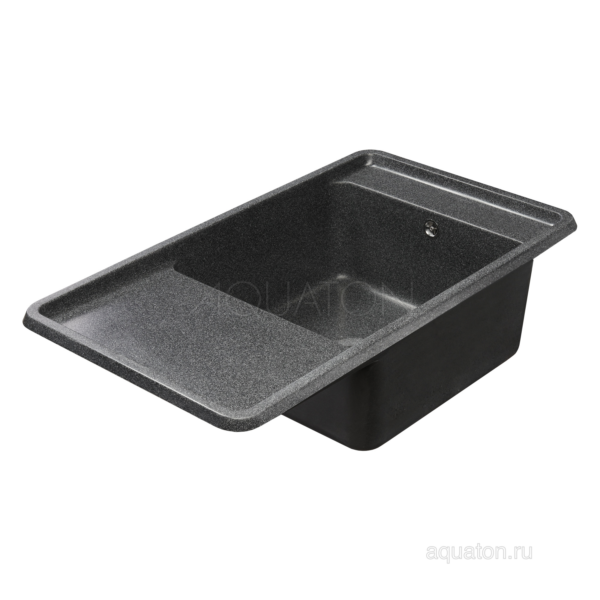 Мойка для кухни из литого мрамора графит 51х87см AQUATON Беллис 1A724832BS210