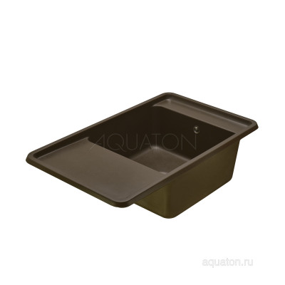 Мойка для кухни из литого мрамора кофе 51х87см AQUATON Беллис 1A724832BS280