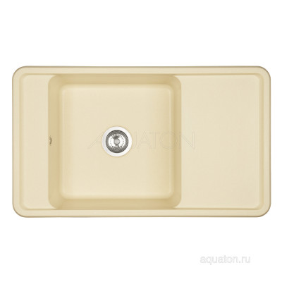 Мойка для кухни из литого мрамора шампань 51х87см AQUATON Беллис 1A724832BS290