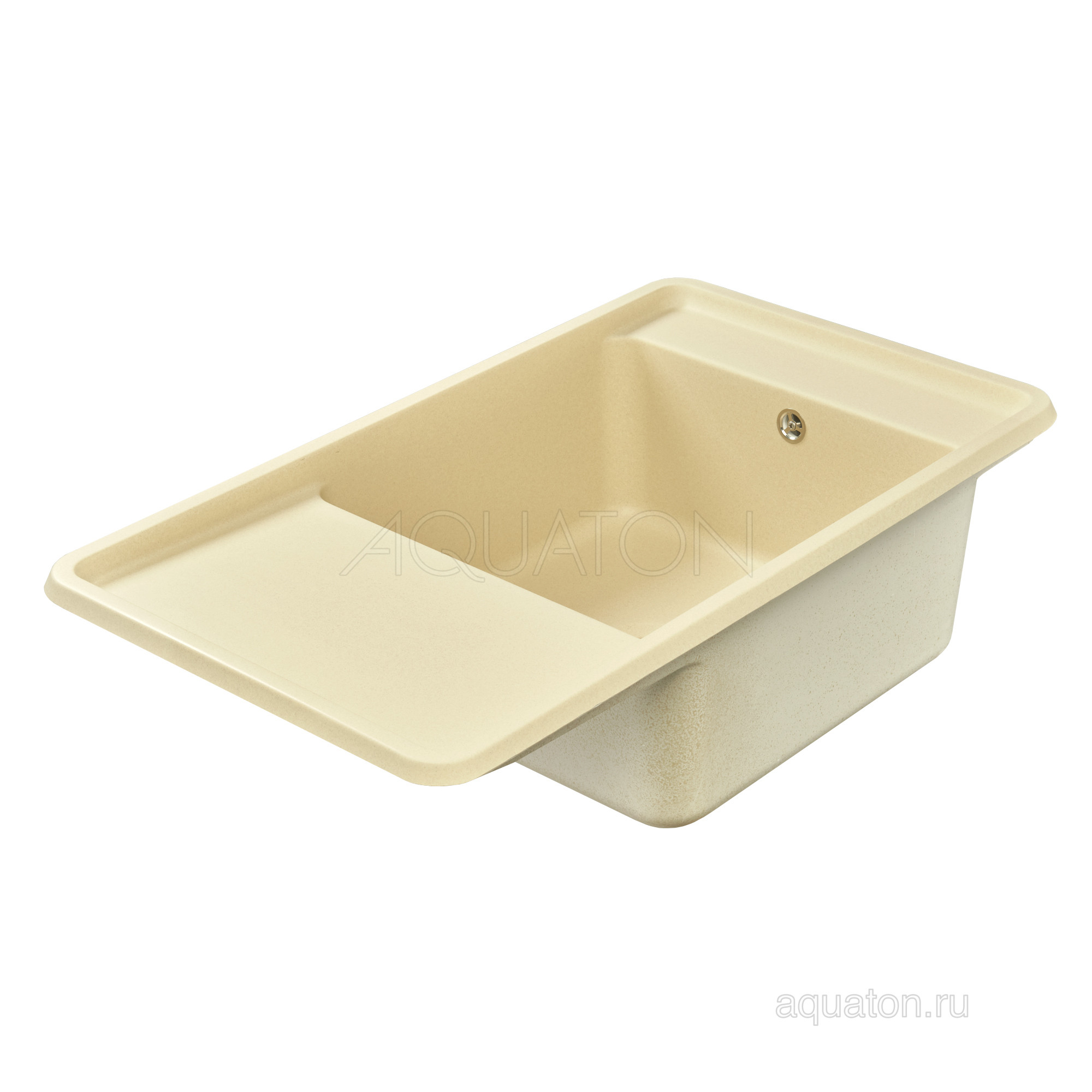 Мойка для кухни из литого мрамора шампань 51х87см AQUATON Беллис 1A724832BS290
