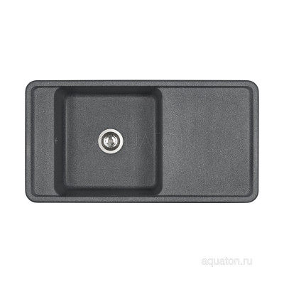 Мойка для кухни из литого мрамора графит 51х97см AQUATON Беллис 1A725132BS210