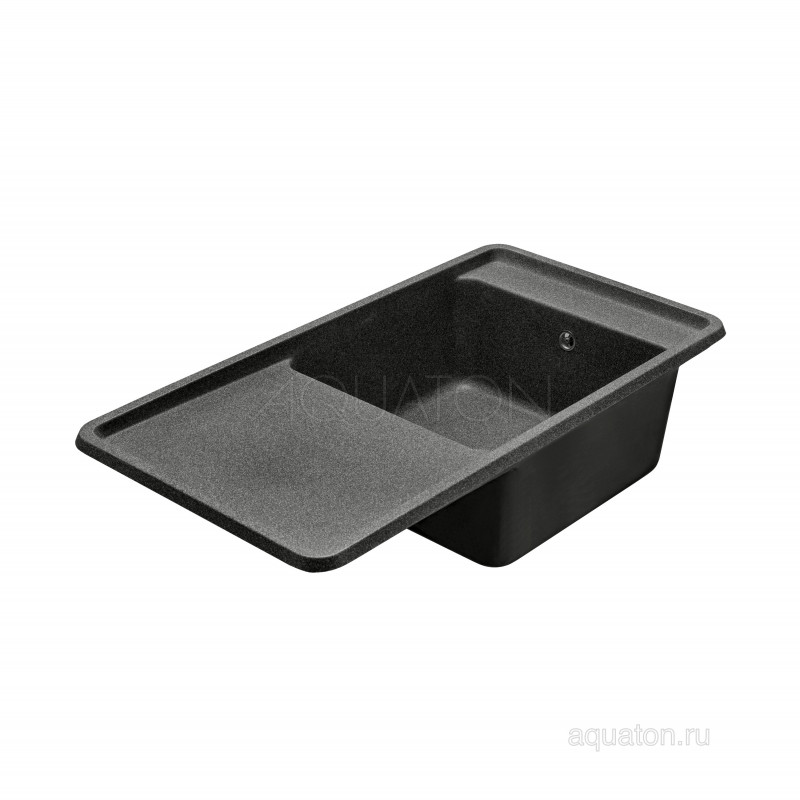 Мойка для кухни из литого мрамора графит 51х97см AQUATON Беллис 1A725132BS210