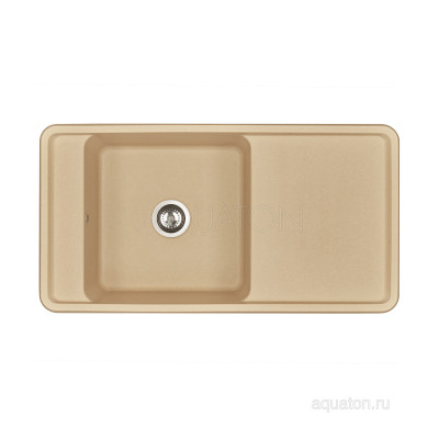 Мойка для кухни из литого мрамора латте 51х97см AQUATON Беллис 1A725132BS260
