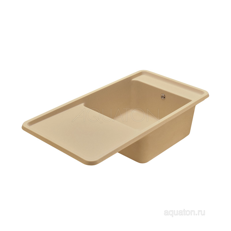 Мойка для кухни из литого мрамора латте 51х97см AQUATON Беллис 1A725132BS260