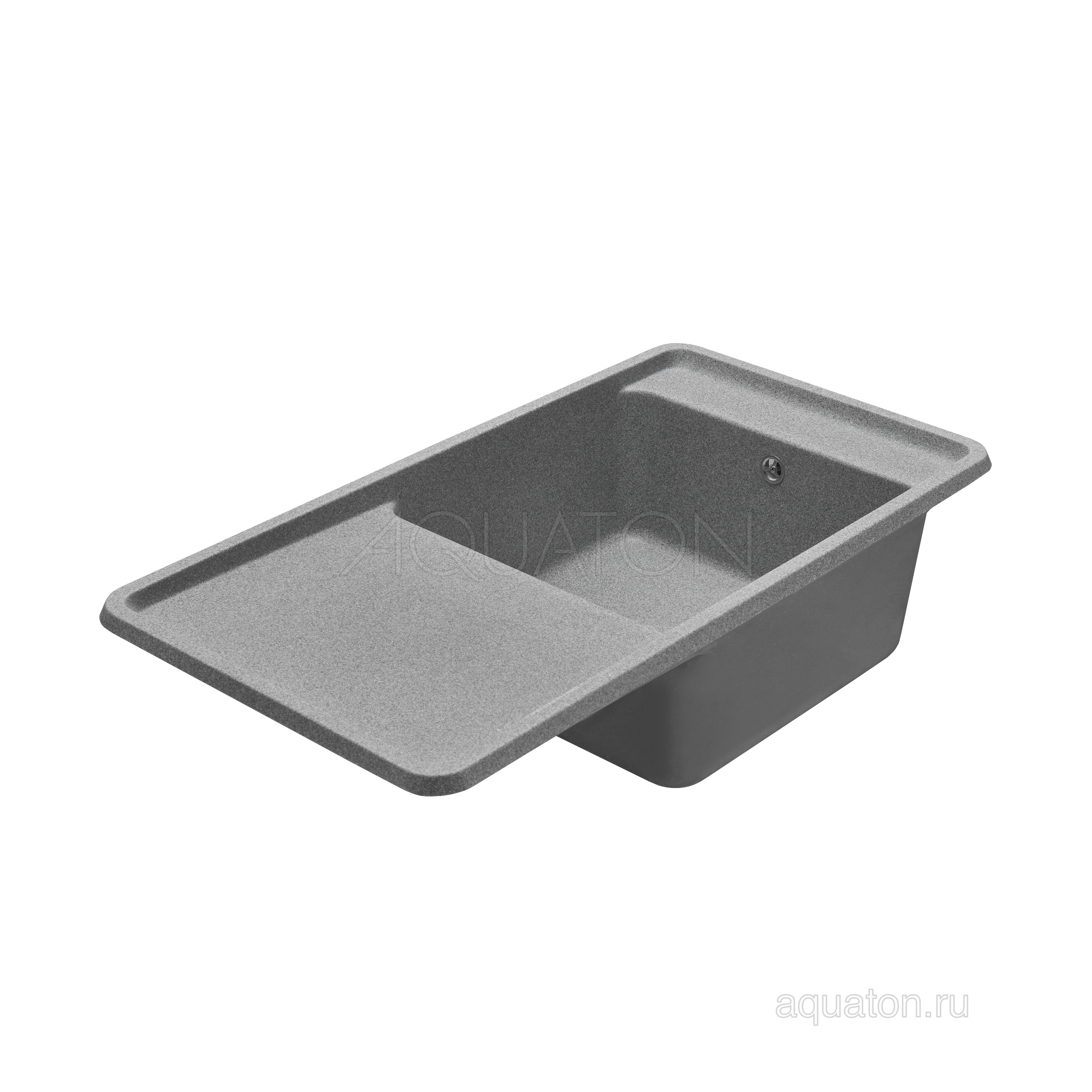 Мойка для кухни из литого мрамора серая 51х97см AQUATON Беллис 1A725132BS230