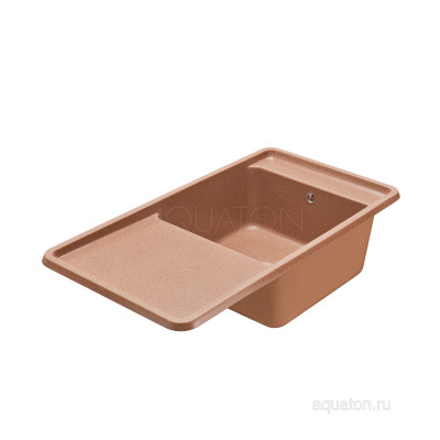 Мойка для кухни из литого мрамора терракот 51х97см AQUATON Беллис 1A725132BS270