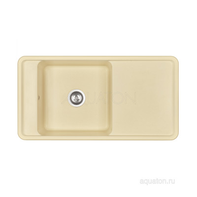 Мойка для кухни из литого мрамора шампань 51х97см AQUATON Беллис 1A725132BS290