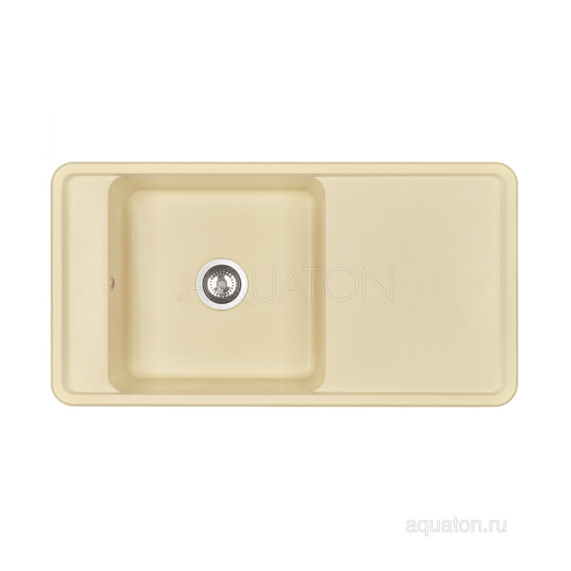Мойка для кухни из литого мрамора шампань 51х97см AQUATON Беллис 1A725132BS290