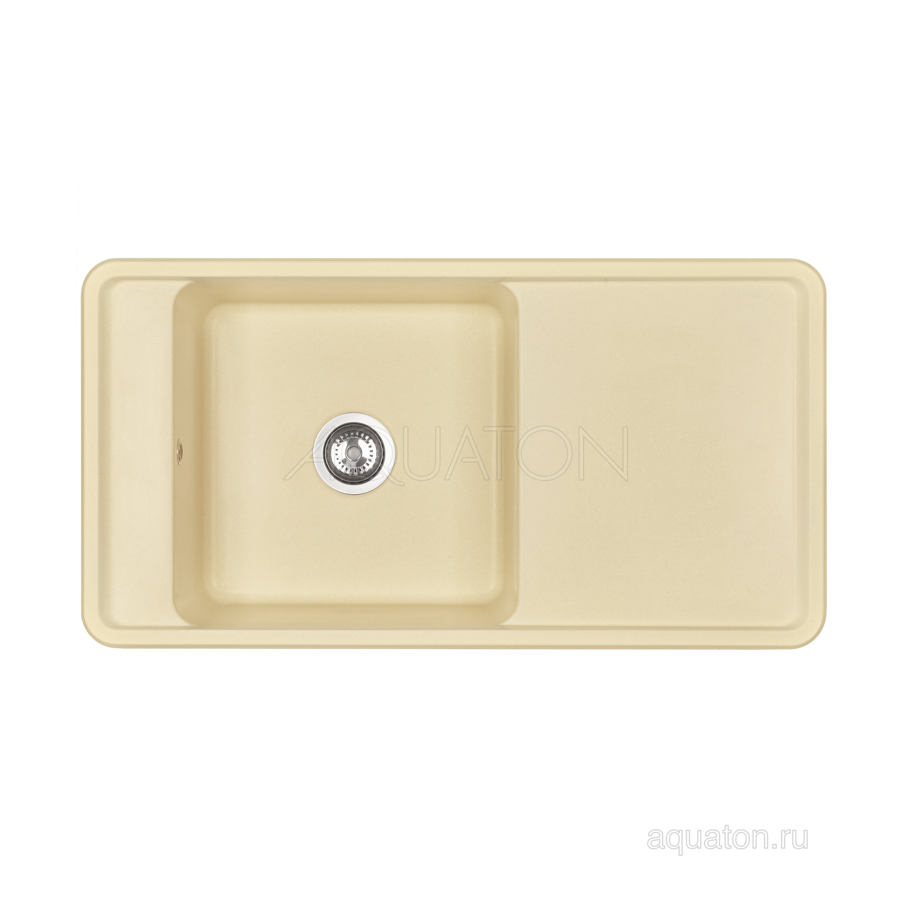 Мойка для кухни из литого мрамора шампань 51х97см AQUATON Беллис 1A725132BS290