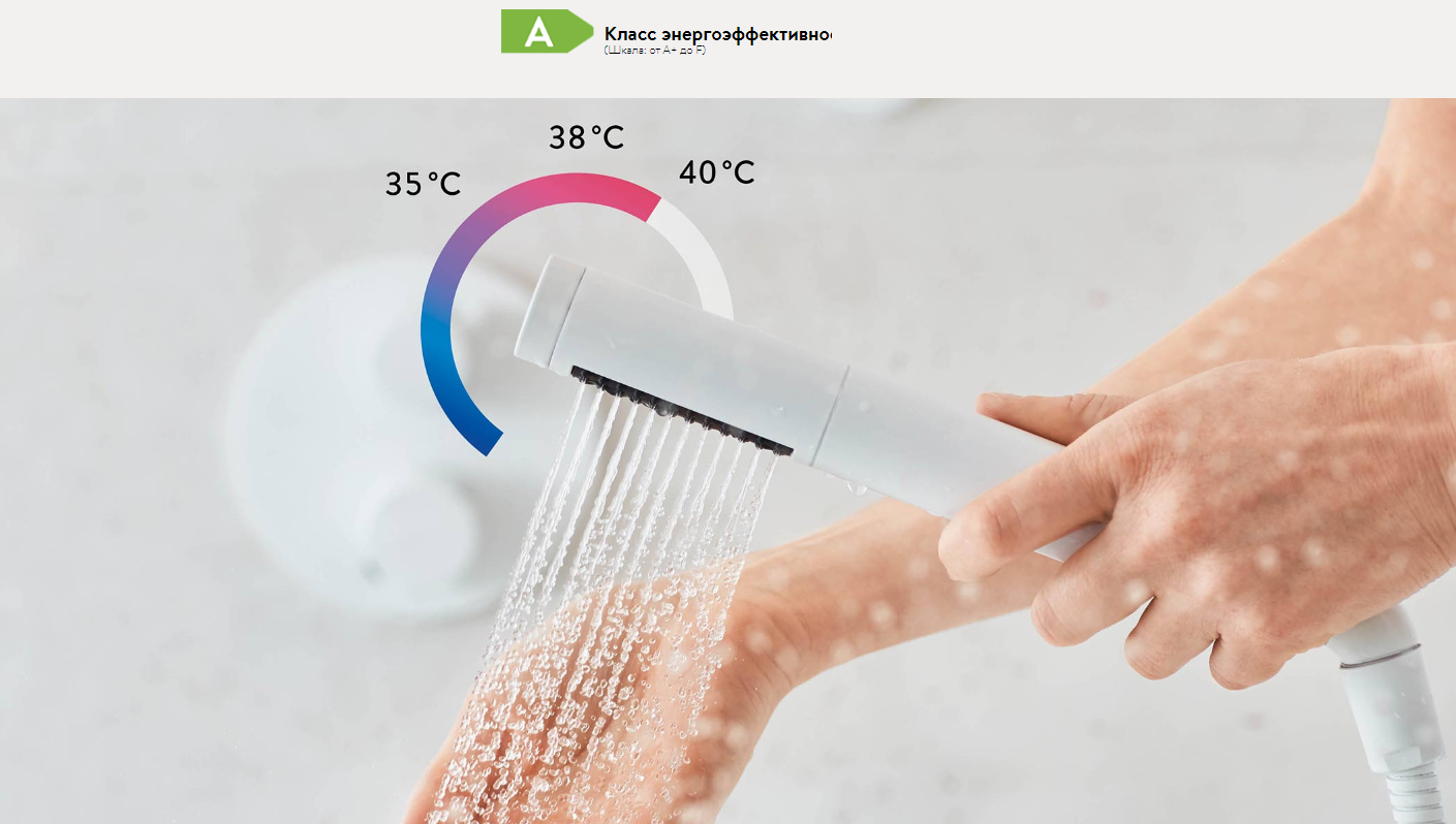 Проточный водонагреватель Clage E-comfort DEX 12 Next, 8.8/12кВт, 220В, 1ф.