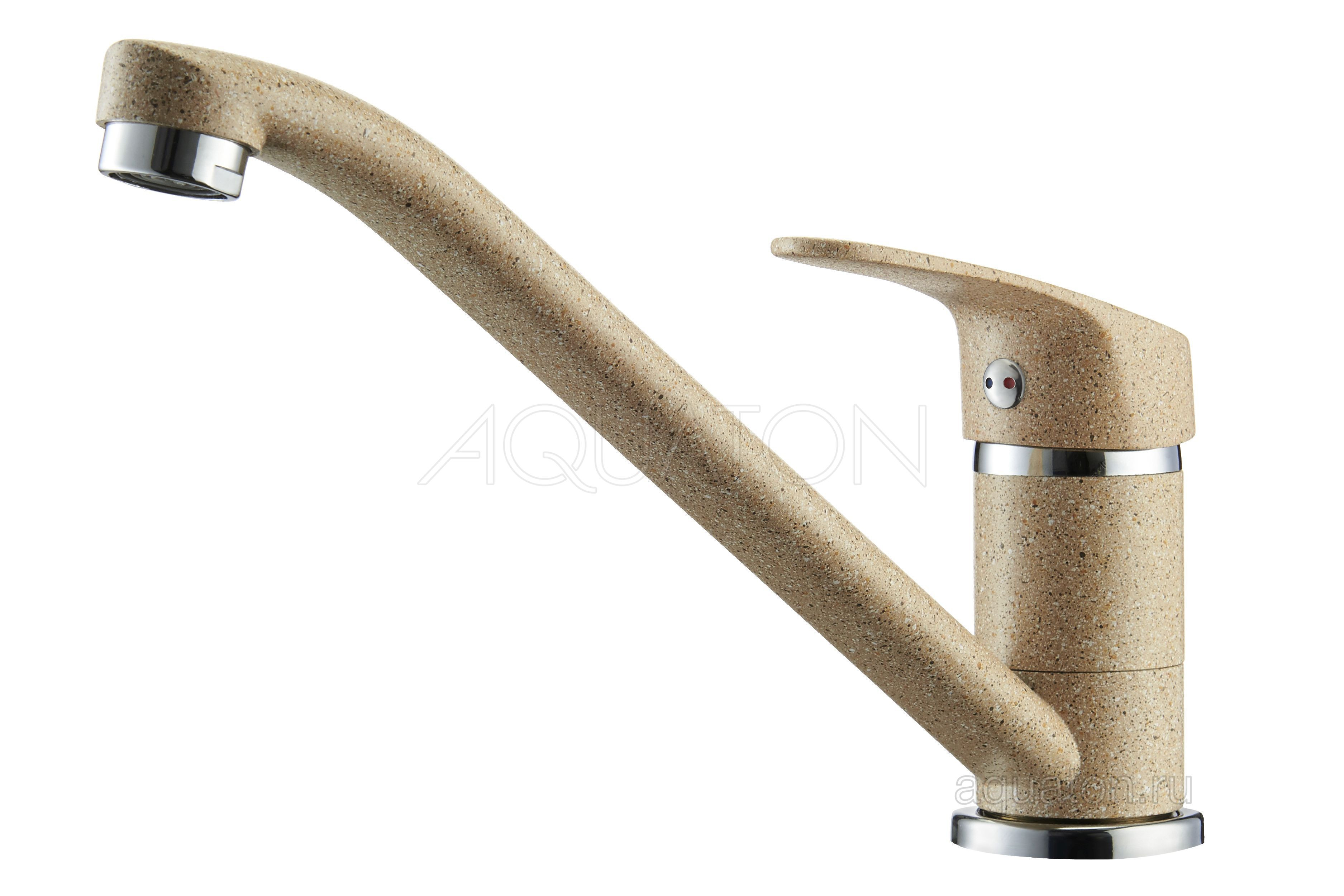 Смеситель для кухни песочный Aquaton Аркос 1AX001FCXX220