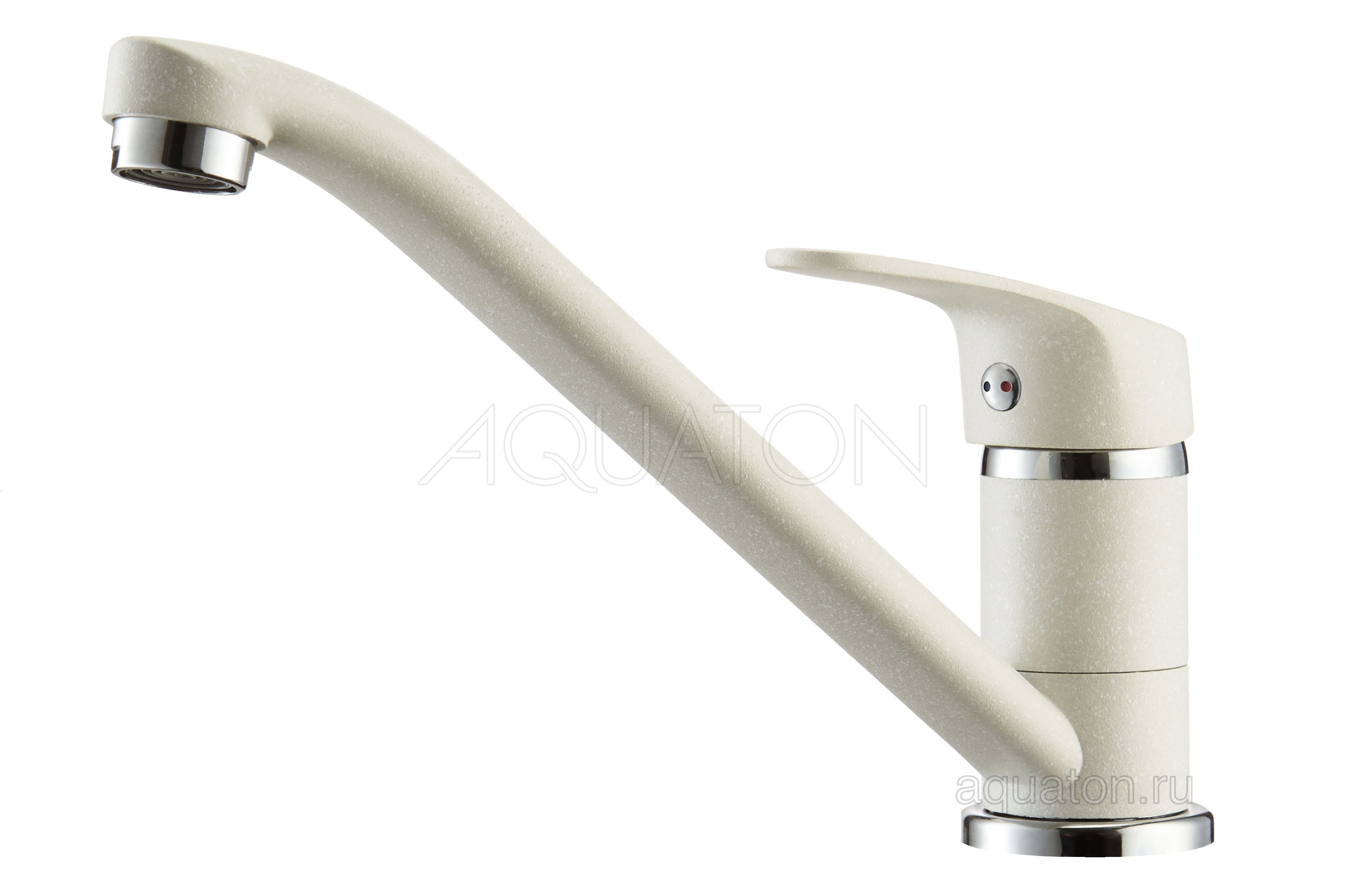 Смеситель для кухни жемчуг Aquaton Аркос 1AX001FCXX240