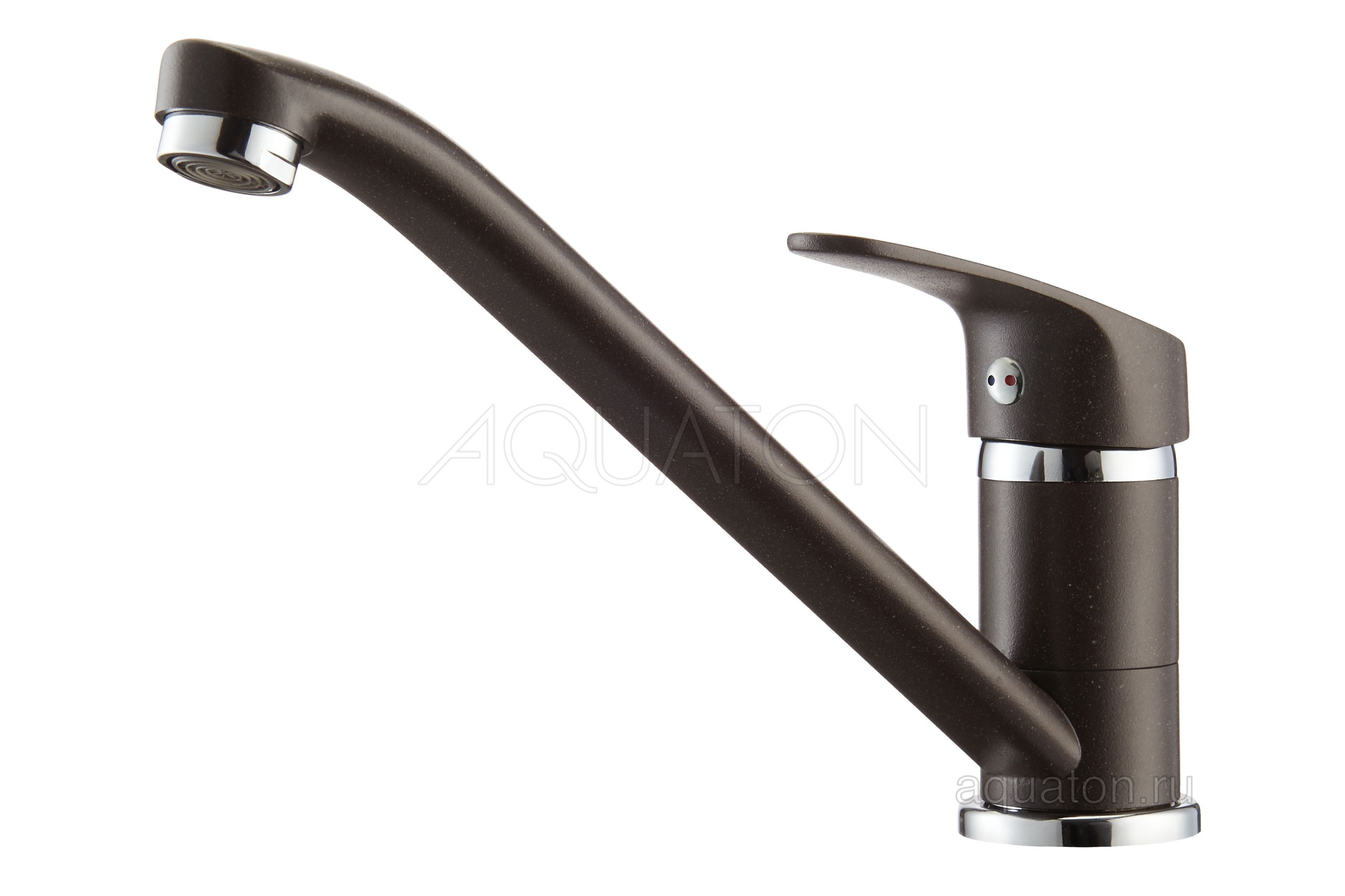 Смеситель для кухни кофе Aquaton Аркос 1AX001FCXX280