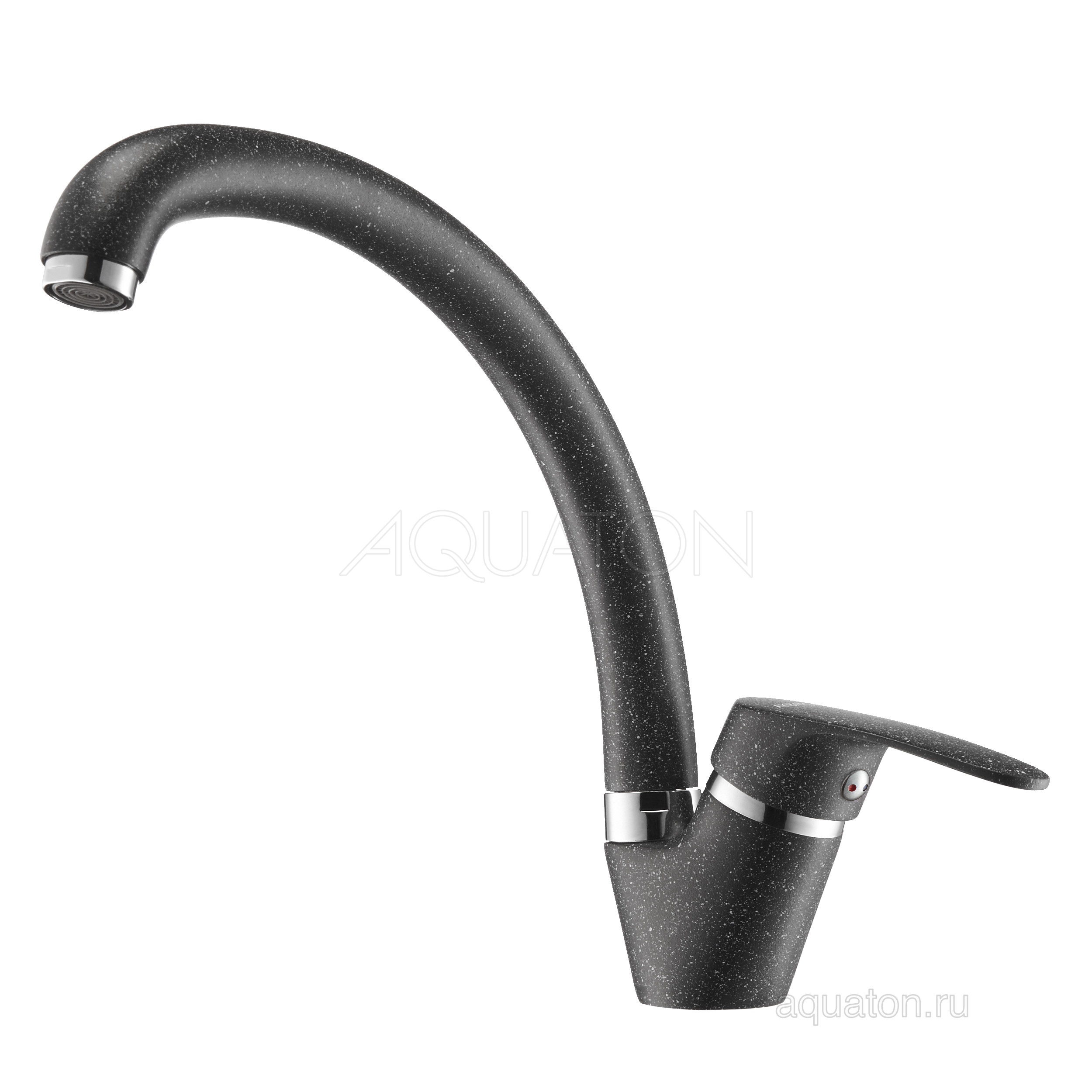 Смеситель для кухни графит Aquaton Нимо 1AX002FCXX210