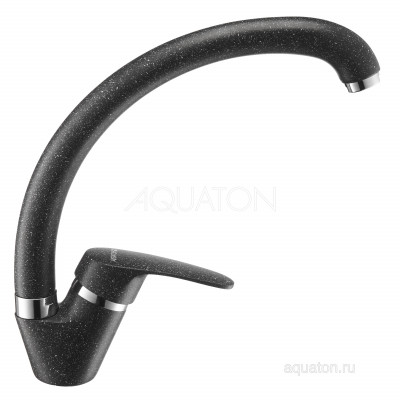 Смеситель для кухни графит Aquaton Нимо 1AX002FCXX210