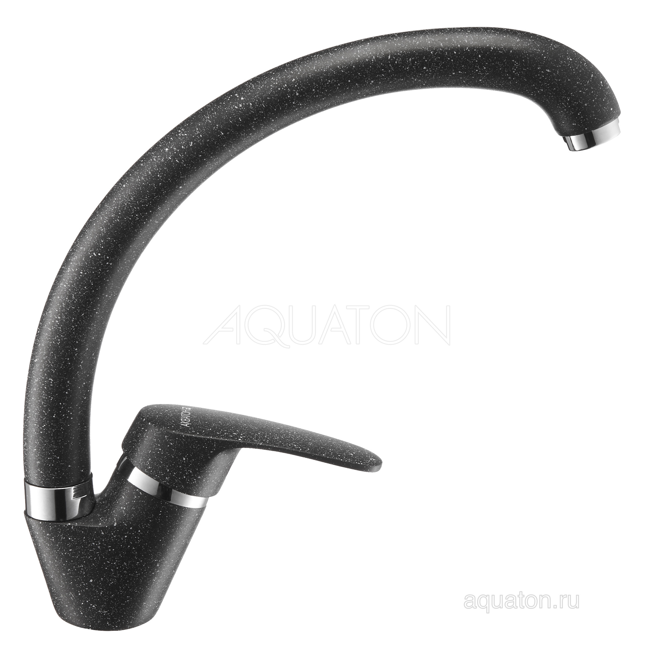 Смеситель для кухни графит Aquaton Нимо 1AX002FCXX210