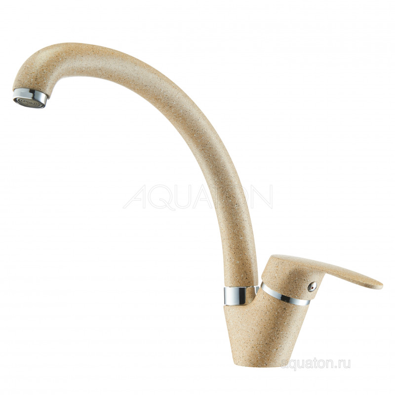 Смеситель для кухни песочный Aquaton Нимо 1AX002FCXX220