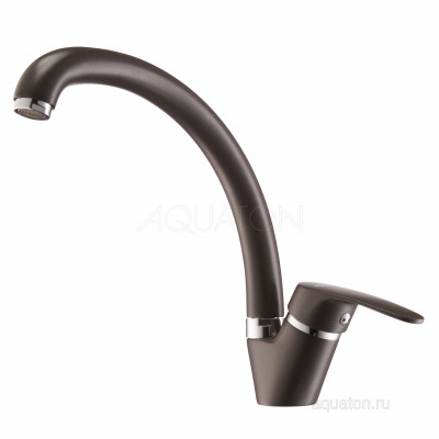 Смеситель для кухни кофе Aquaton Нимо 1AX002FCXX280