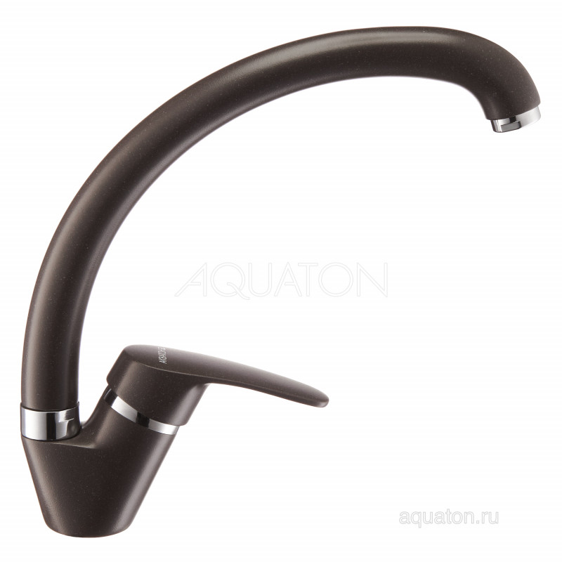 Смеситель для кухни кофе Aquaton Нимо 1AX002FCXX280