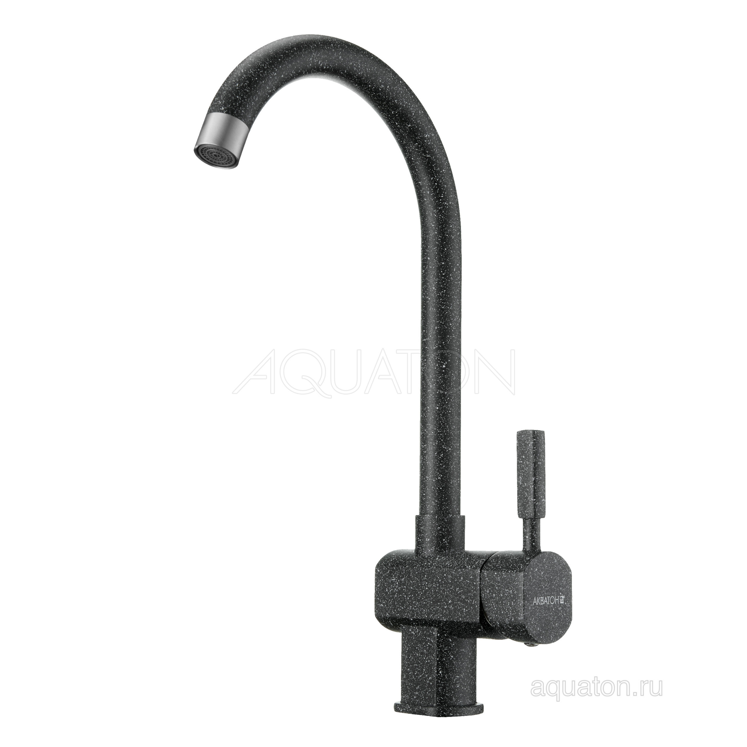 Смеситель для кухни графит Aquaton Лиам 1AX003FCXX210