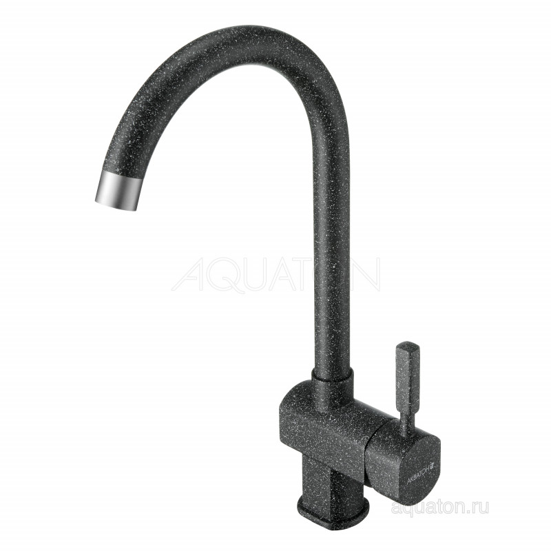 Смеситель для кухни графит Aquaton Лиам 1AX003FCXX210