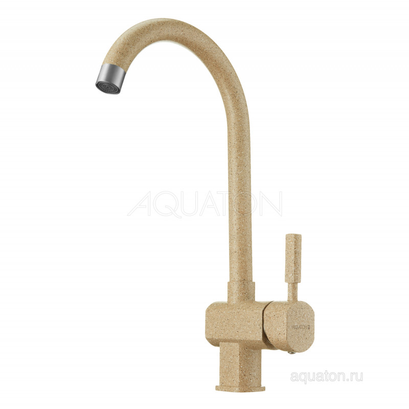 Смеситель для кухни песочный Aquaton Лиам 1AX003FCXX220