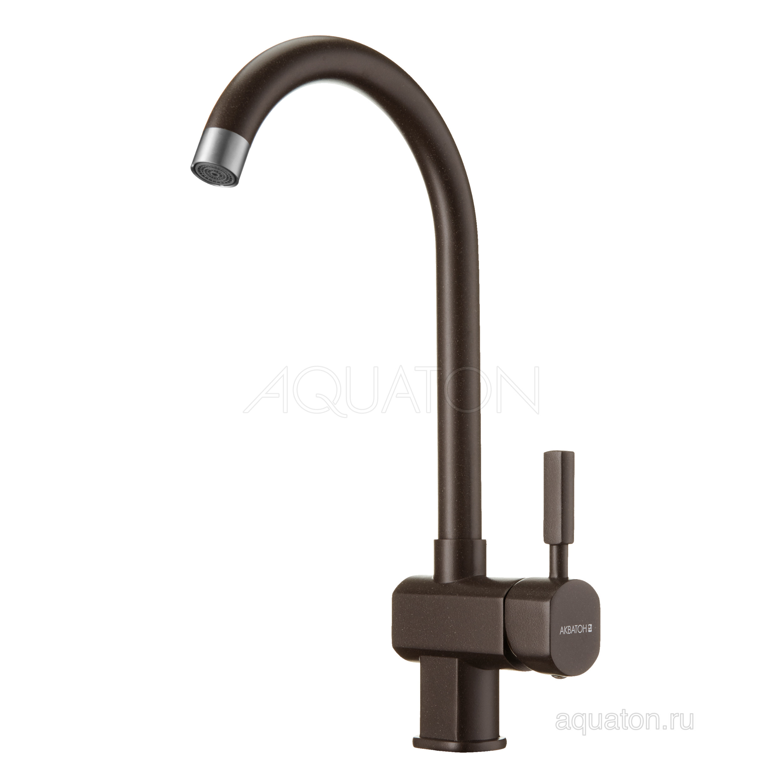 Смеситель для кухни кофе Aquaton Лиам 1AX003FCXX280
