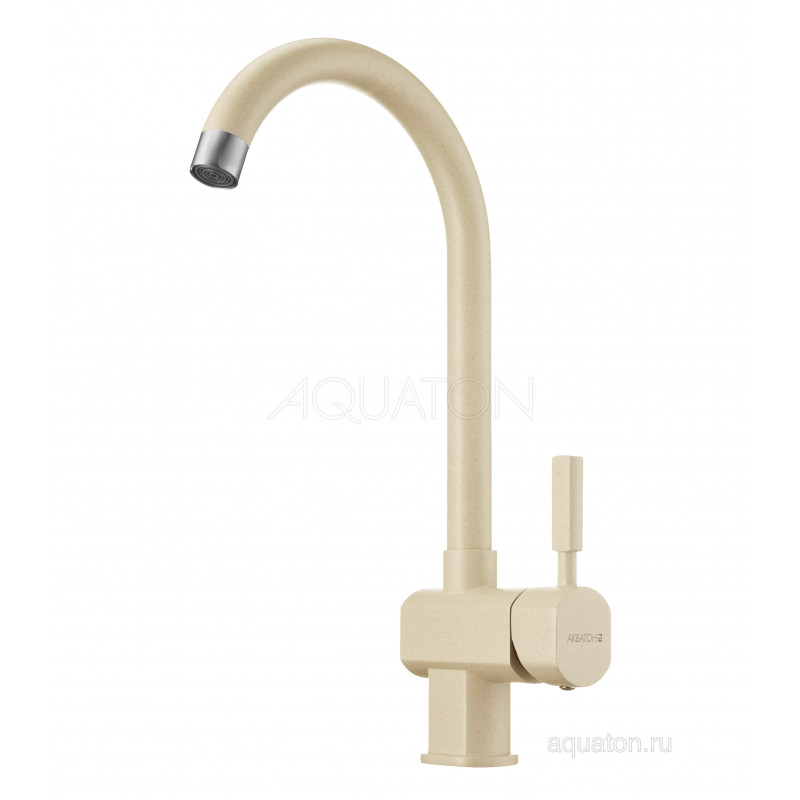 Смеситель для кухни шампань Aquaton Лиам 1AX003FCXX290