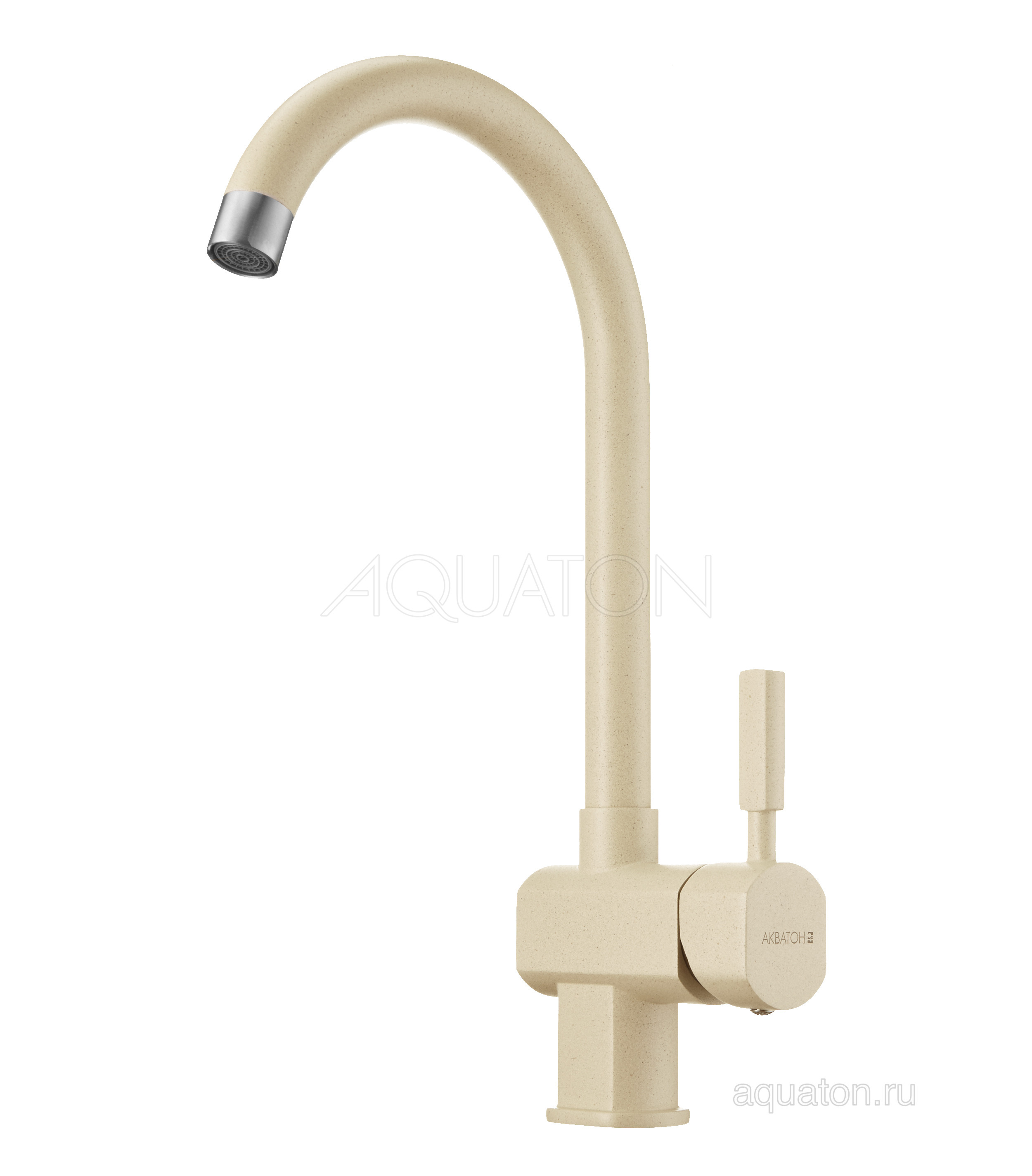 Смеситель для кухни шампань Aquaton Лиам 1AX003FCXX290