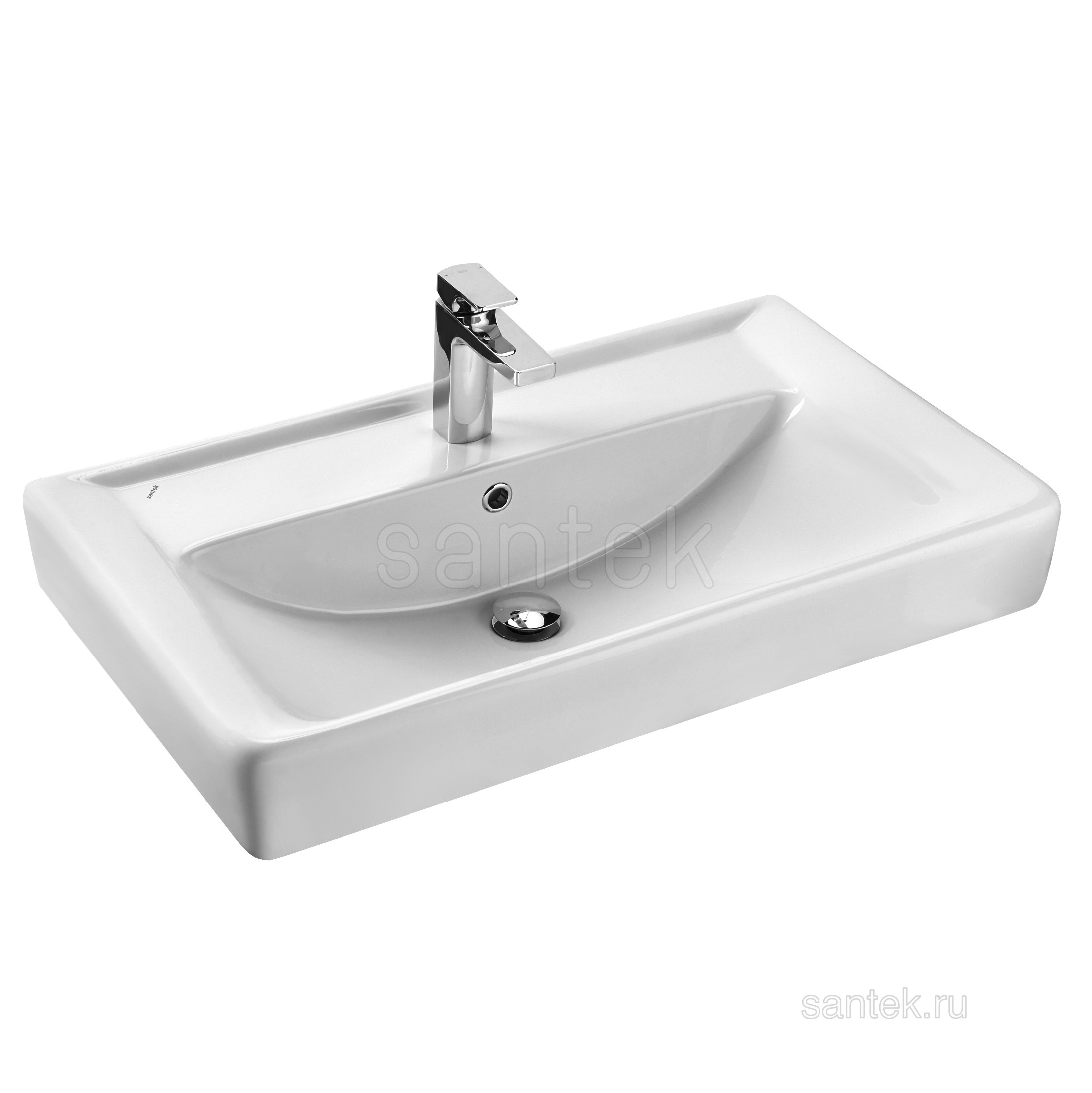 Тумба с раковиной Тигода 80 белая AQUATON Америна 1A1691K1AM010
